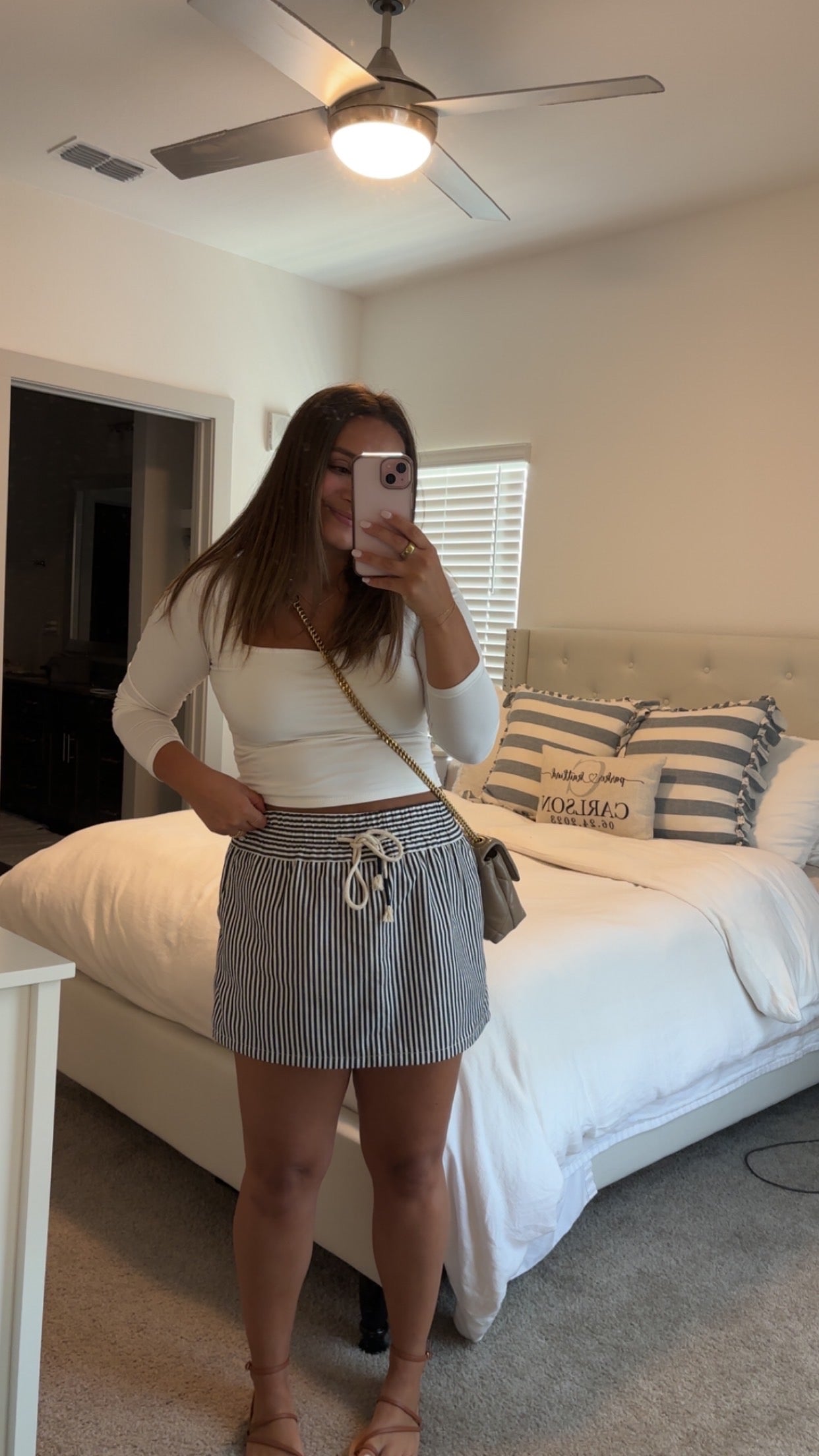 Sail Away Drawstring Skort