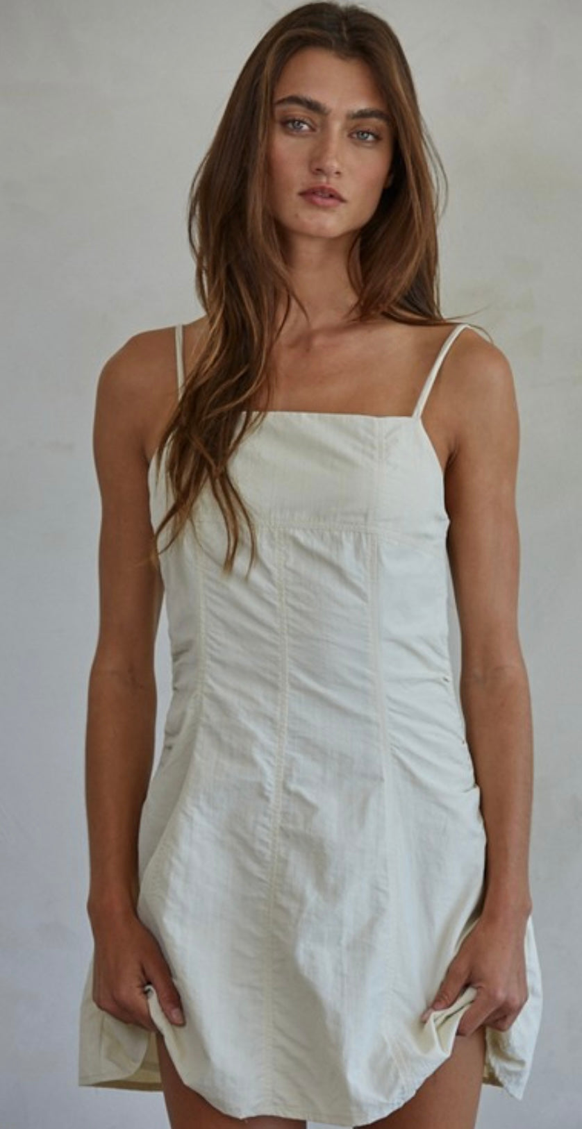 Elle Cream Mini Dress