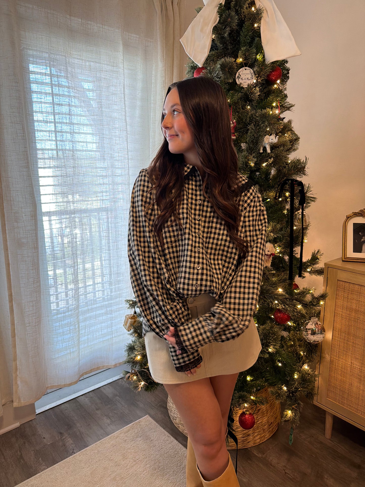 Elizabeth Gingham Top