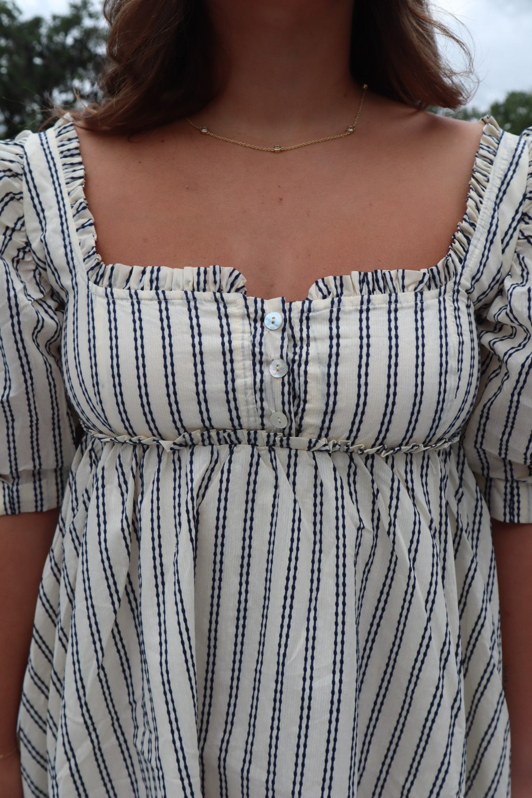 Striped Babydoll Dress