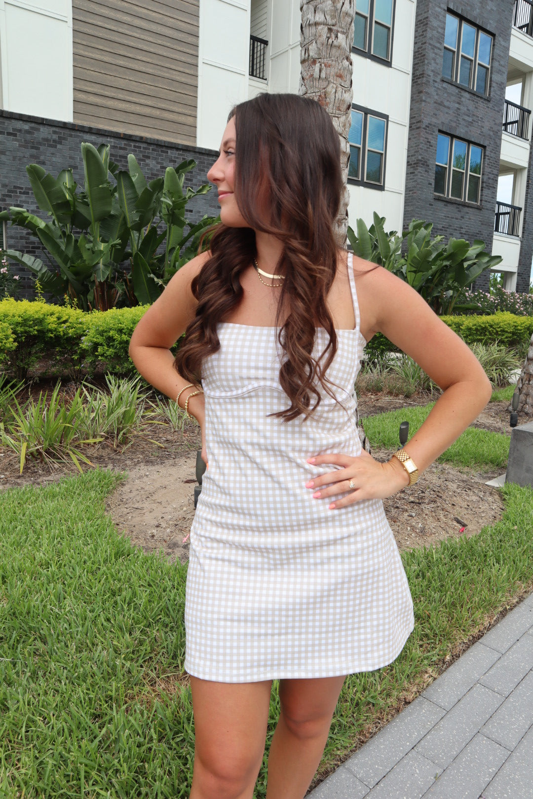 Gingham Athletic Dress