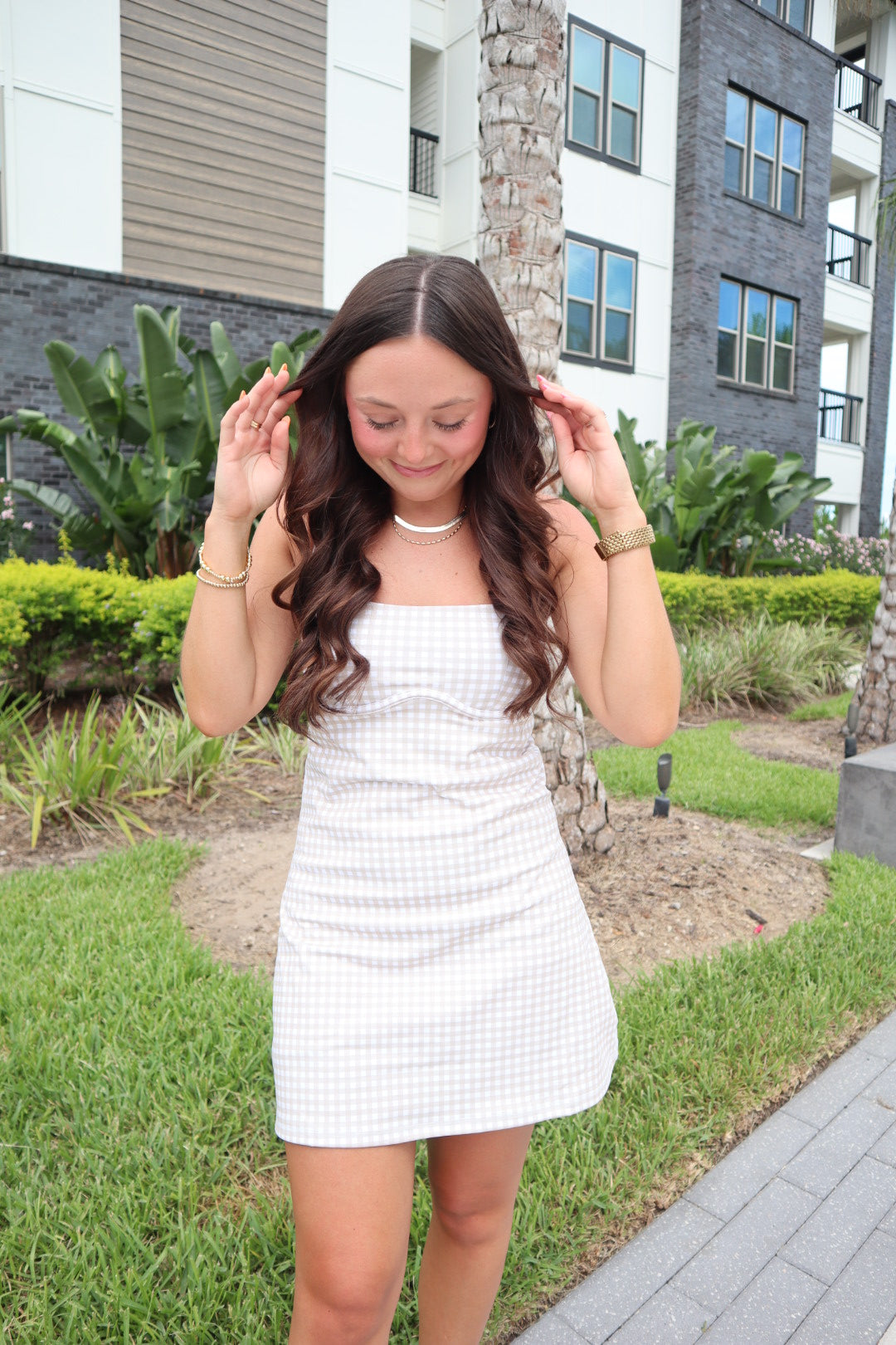 Gingham Athletic Dress