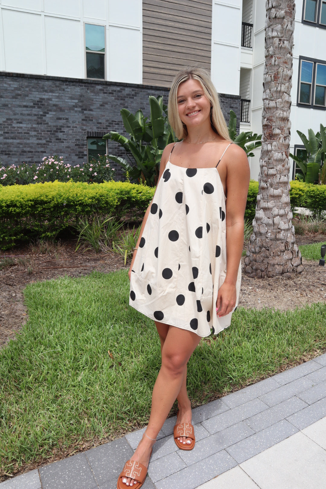 Polka Dot Swing Dress