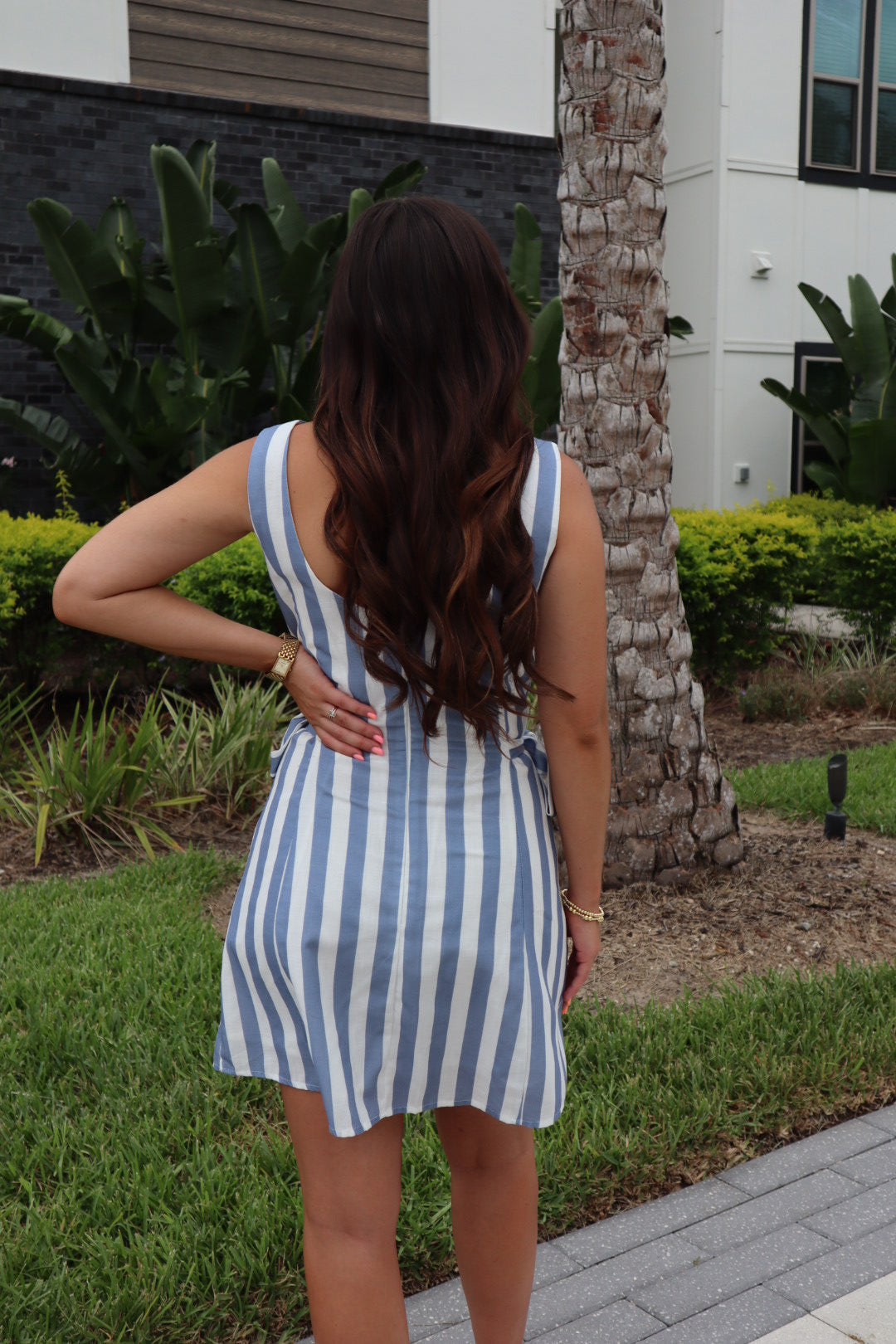 Striped Mini Dress