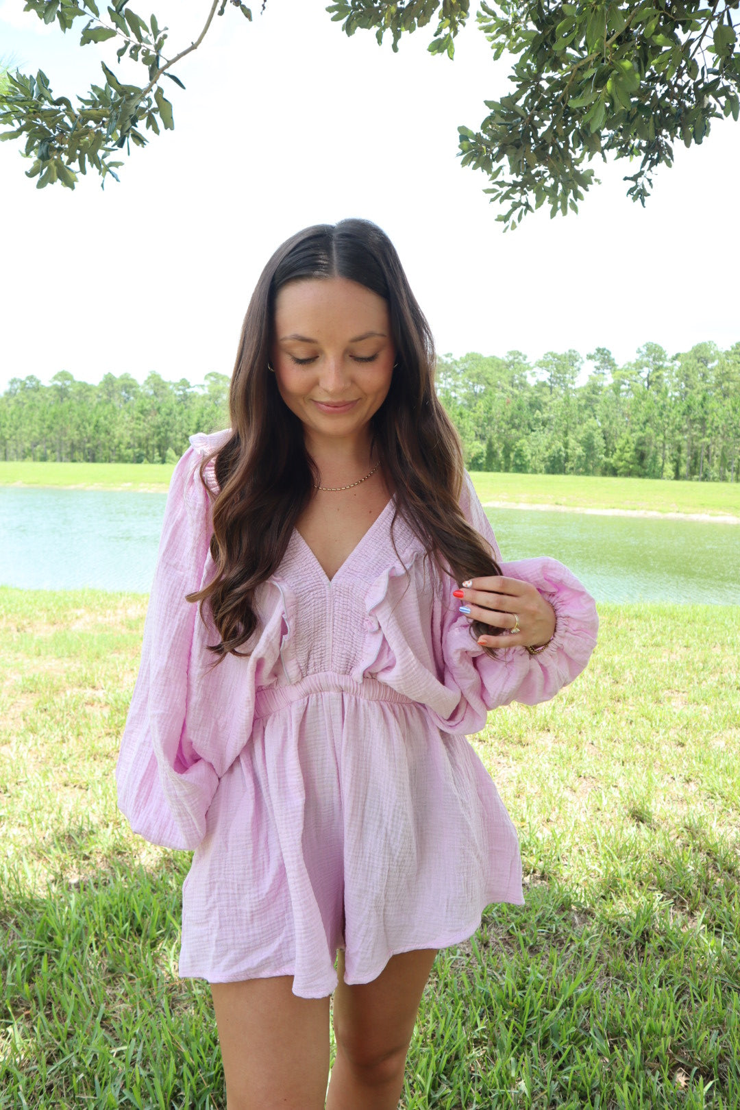 Sophia Gauze Romper
