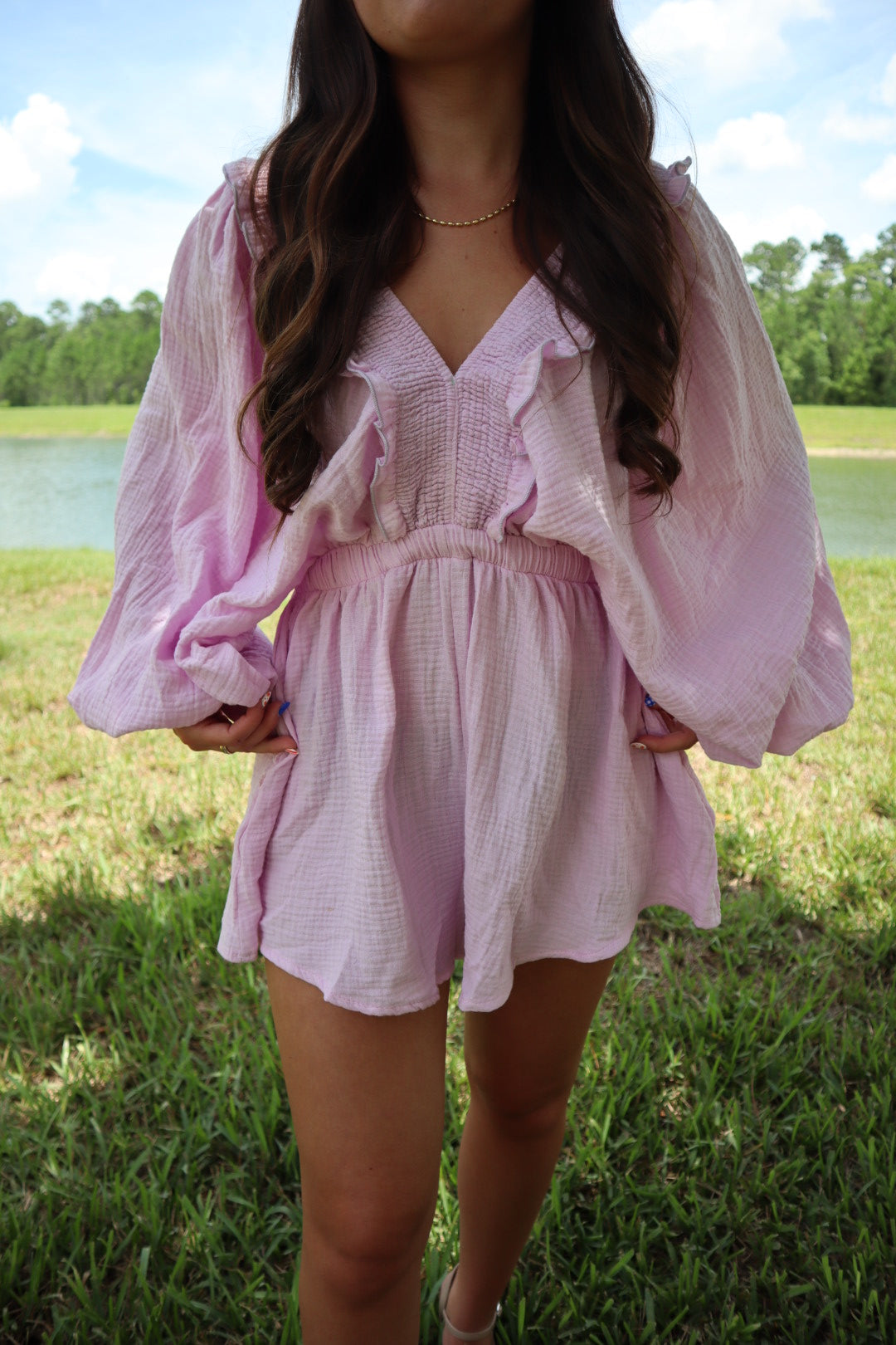 Sophia Gauze Romper