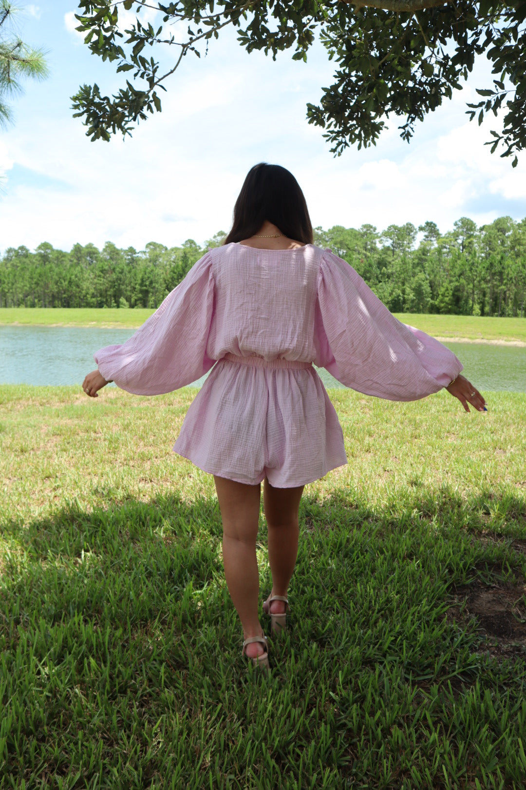 Sophia Gauze Romper