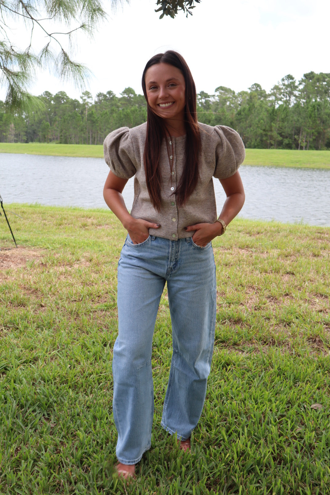 High Rise Barrel Jeans