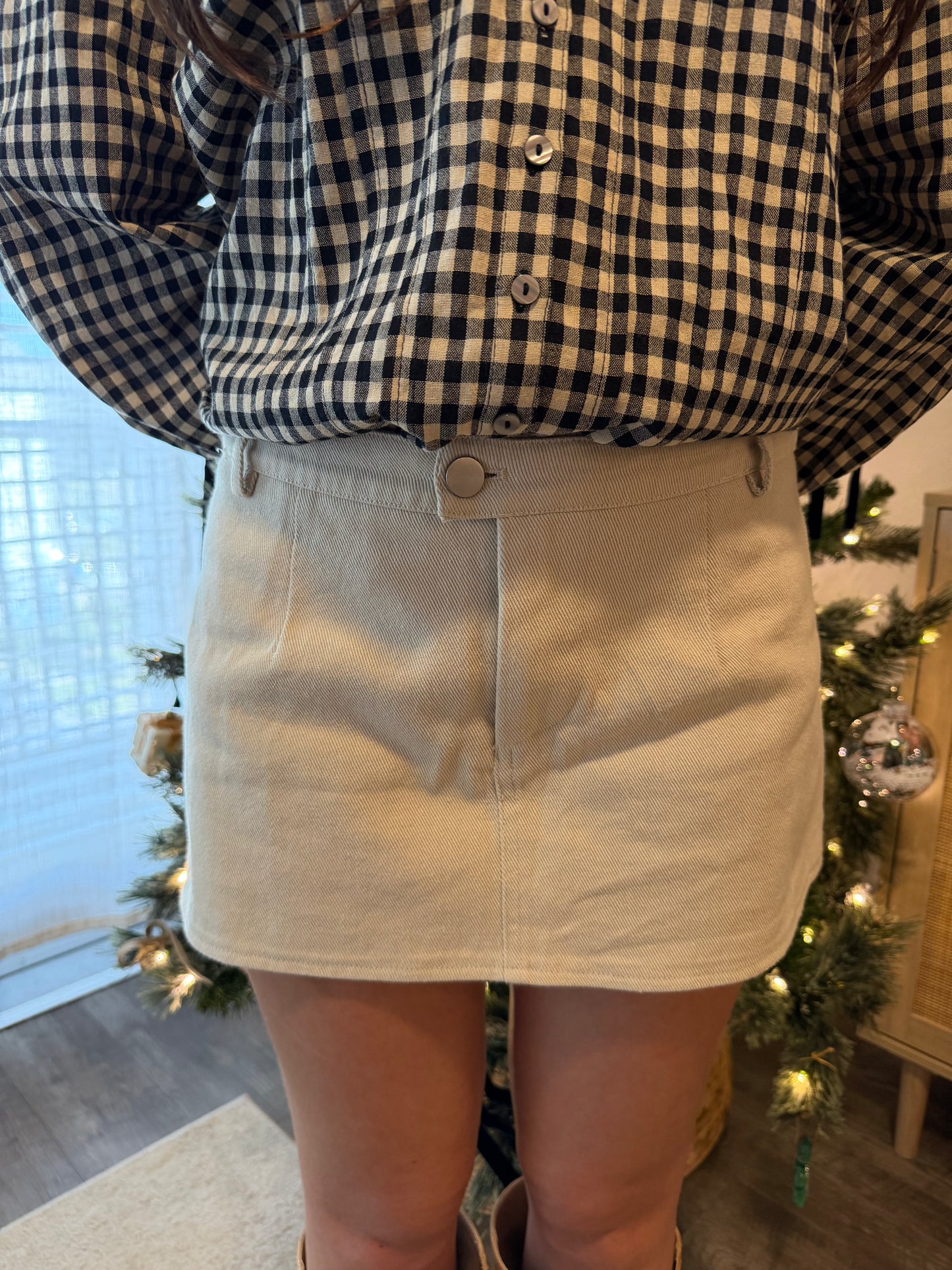 Jackie Denim Skort