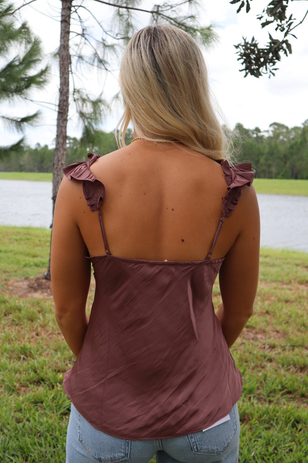 Love Notes Satin Top